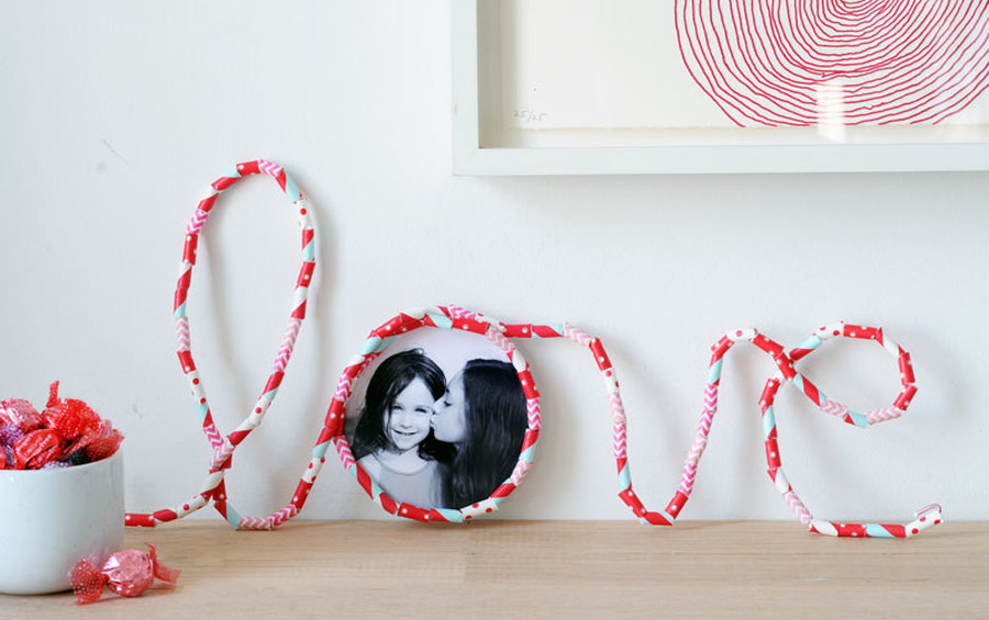 DIY: Osobní valentýnská dekorace