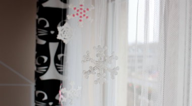 DIY: Třpytivé vločky