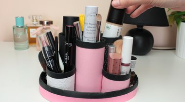 DIY: Organizér na kosmetiku nebo psací potřeby