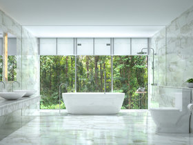 Designové koupelny v duchu minimalismu