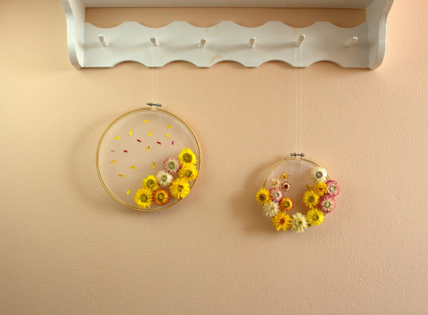DIY: Podzimní dekorace ze slaměnek