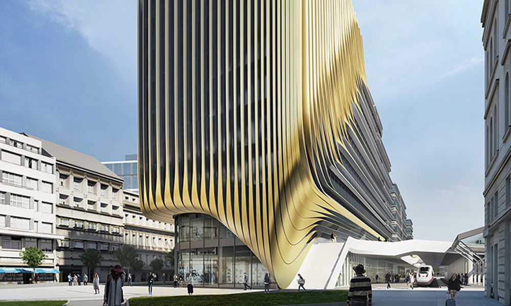 Praha Central Business District u Masarykova nádraží